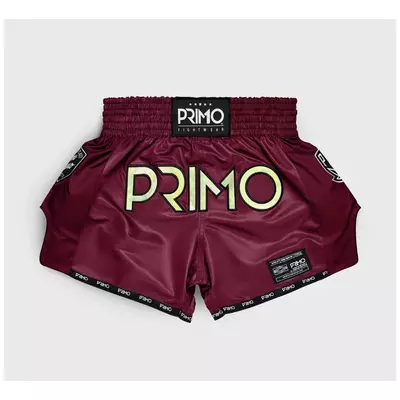 Primo Fightwear Valor Red Muay Thai Short