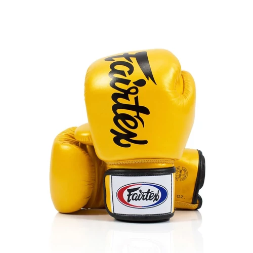 Fairtex BGV19 Deluxe Leather boxing gloves - Gold