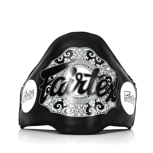 Fairtex BPV23 Leather Belly Pads - Black