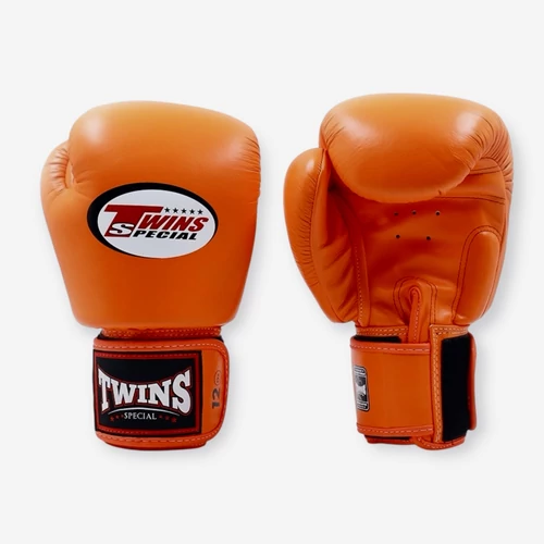 Twins-Special-BGVL3-Leather-boxing-gloves-Orange