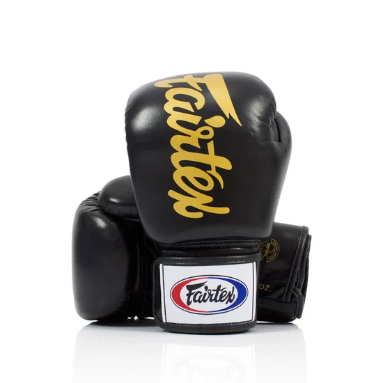Fairtex BGV19 Deluxe Leather boxing gloves - Black
