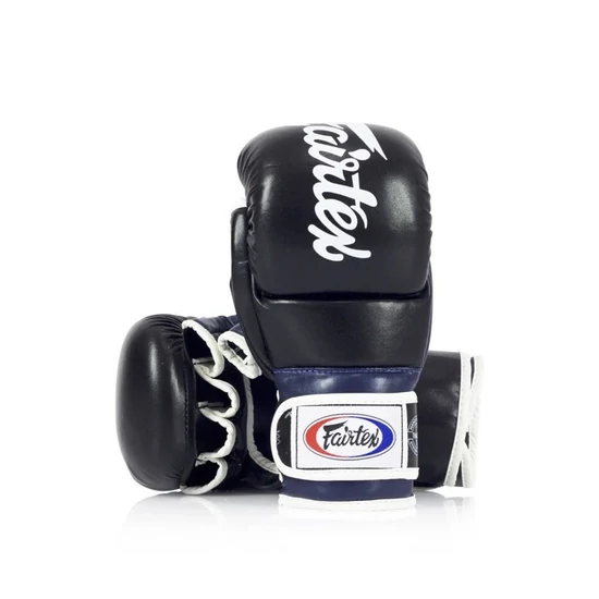 Fairtex Super Sparring MMA Gloves - Black/blue