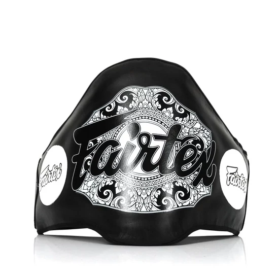 Fairtex BPV23 Leather Belly Pads - Black