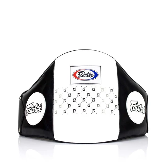 Fairtex BPV1 Leather Belly Pads - Black