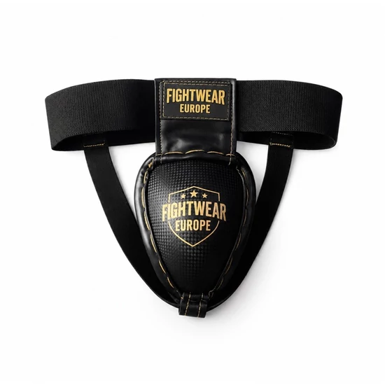 Fightwear Europe Metal Groin Guards - Black