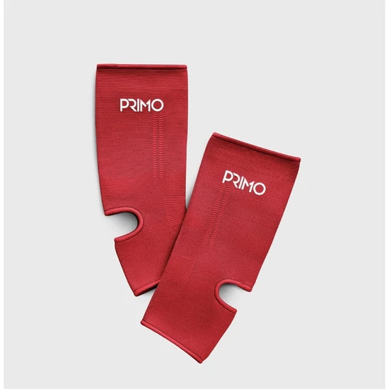 Primo Fightwear Monochrome Ankleguards - Red