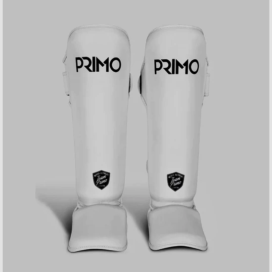 Primo Fightwear Classic Muay Thai Shinguard - White