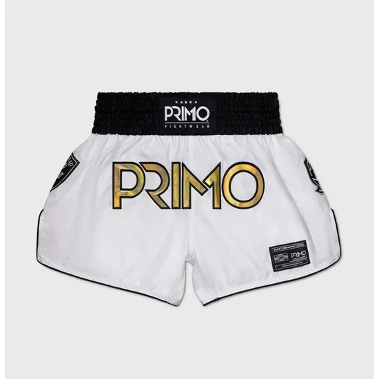 Primo-Fightwear-Melrose-OG-Muay-Thai-Short-White 